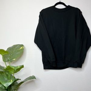 Black Crew Neck Sweatshirt